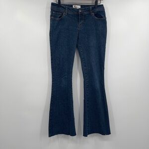 SO Jeans Women 7 Blue Low Rise Bootcut Juniors Dark Wash Y2K 90s Denim